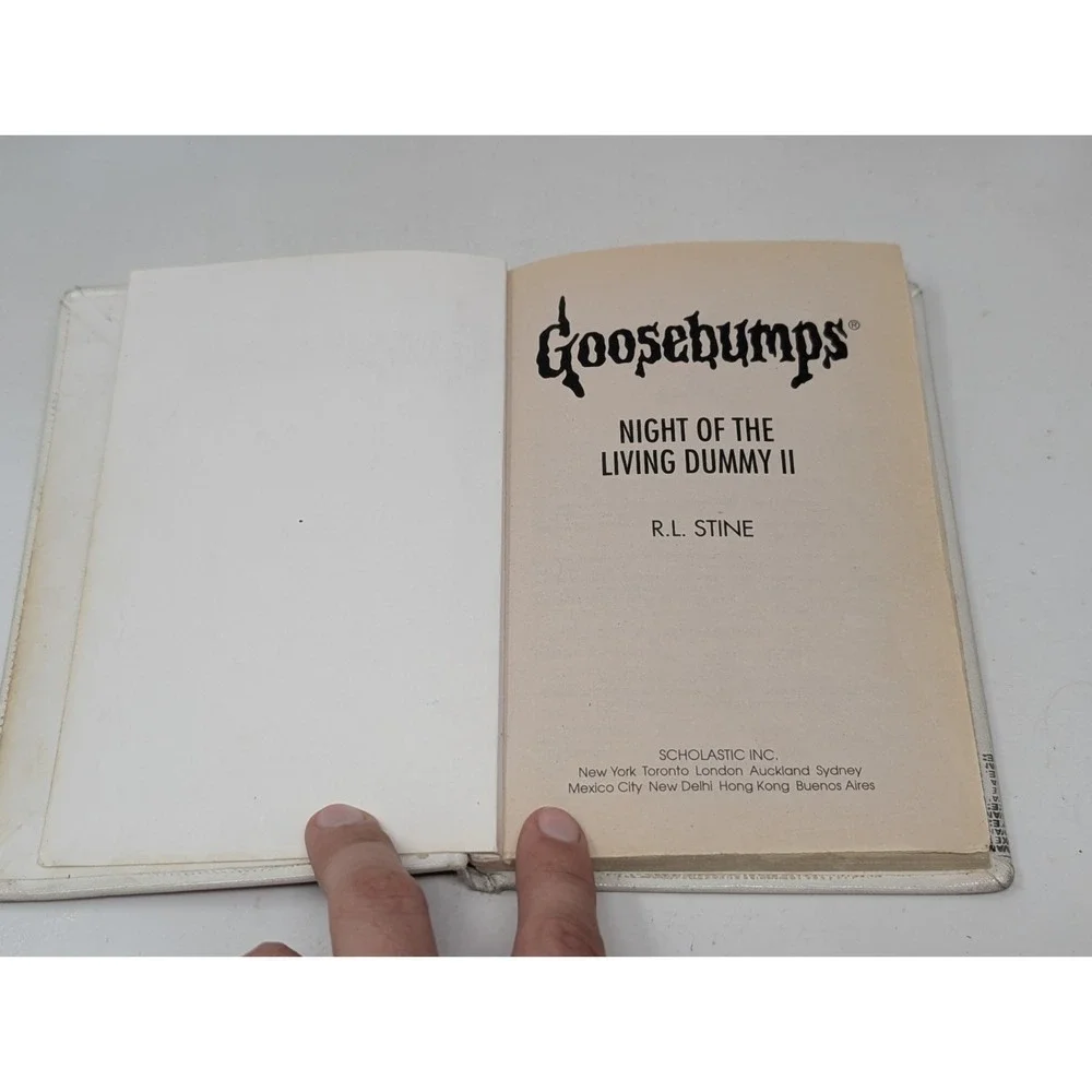 Goosebumps Night of the Living Dummy II 2 Hardcover Library Bound to Stay Books
